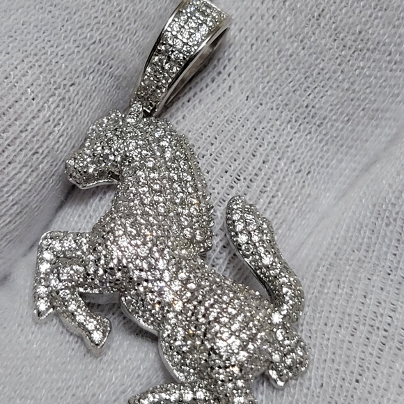 Swarovski Silver Horse Pendant - Picture 9 of 10